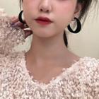 Plain Wide Half Hoop Earring