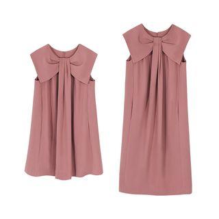 Sleeveless Tie-neck Twisted Dress