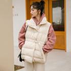 Buckled Padded Vest Off-white - One Size