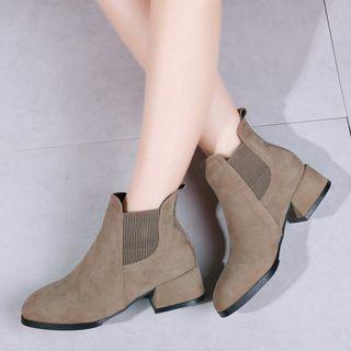 Chunky-heel Ankle Chelsea Boots