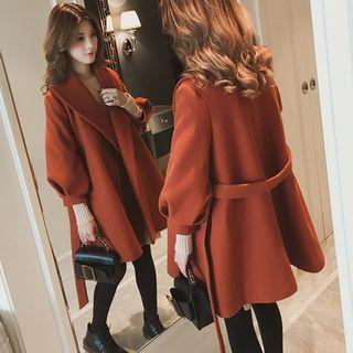 Lantern-sleeve Coat