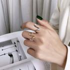 925 Sterling Silver Wave Open Ring