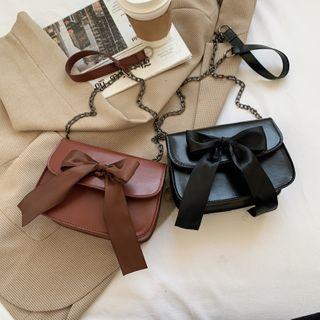 Bow Chain Crossbody Bag