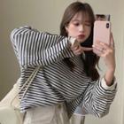 Striped Sweatshirt Off White - One Size