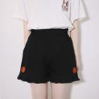 Dot Embroidered Wide Leg Shorts