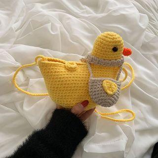 Duck Knit Cross Bag