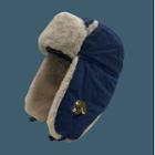 Embroidered Animal Fleece-lined Trapper Hat