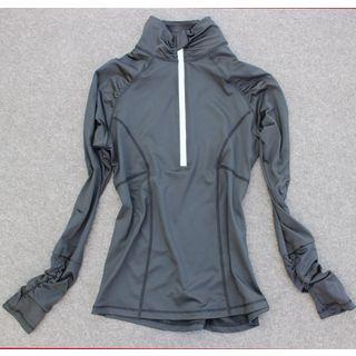 Half Zip Long-sleeve Sports Top