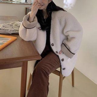 Reversible Single-breasted Jacket White - One Size