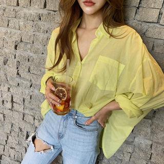Oversized See-though Shirt