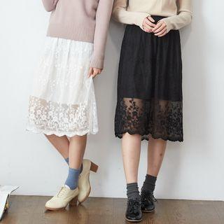 Embroidery Lace Skirt