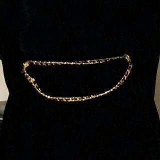 Chain Bracelet Gold & Black - One Size