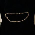 Chain Bracelet Gold & Black - One Size