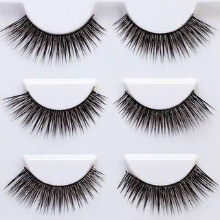 False Eyelashes (3 Pairs) #l04 L04 - One Size