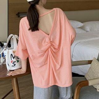 Short-sleeve Plain T-shirt / Plain Pants