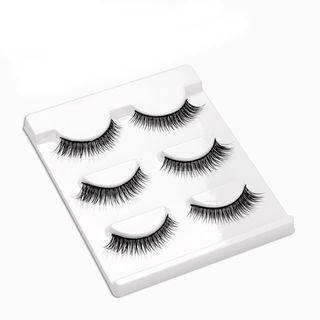 False Eyelashes (3 Pairs) #l09 L09 - Black - One Size