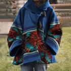 Patterned Toggle Coat