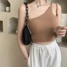 Long-sleeve Shrug / Cutout Tank Top