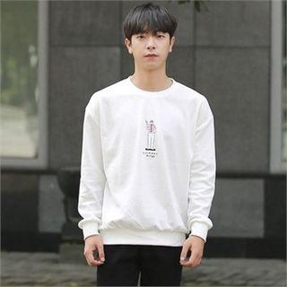 Illustration Print Sweatshirt