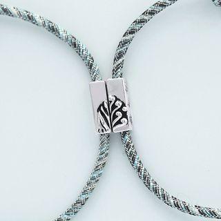 925 Sterling Silver Couple Matching Magnetic Bracelet