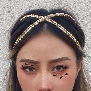 Twist Gold Chain Headband