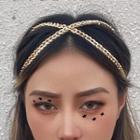 Twist Gold Chain Headband