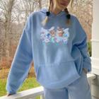 Kitty Print Hoodie
