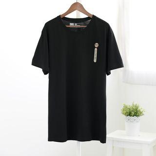 Printed T-shirt Black - 3xl
