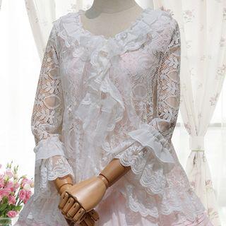 Lace 3/4 Sleeve Jacket