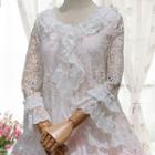Lace 3/4 Sleeve Jacket