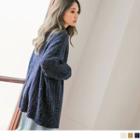 Open Front Loose-fit Cardigan
