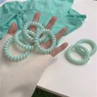 Coil Hair Tie 1 Pc - Mint Green - One Size