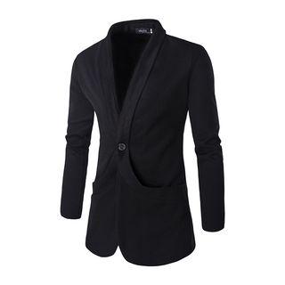 Plain Knit Blazer