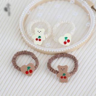 Bear / Heart Hair Tie