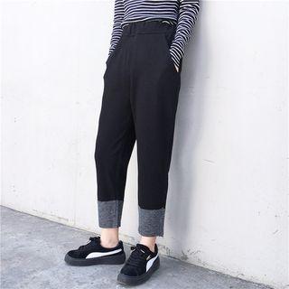 Colorblock Ankle Pants