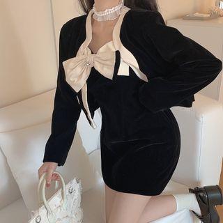 Spaghetti Strap Bow Dress / Blazer
