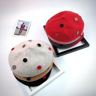 Dotted Woolen Beret
