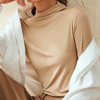Mock-neck T-shirt / Set Of 2