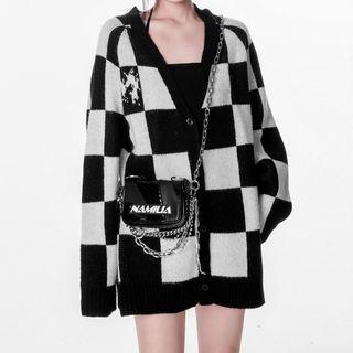 Checkerboard Cardigan