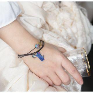 Layered Cat Bead Hair Tie