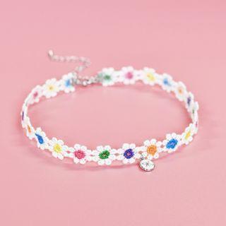 Flower Lace Choker (multicolor) One Size