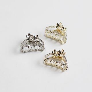 Faux Pearl / Rhinestone Hair Claw