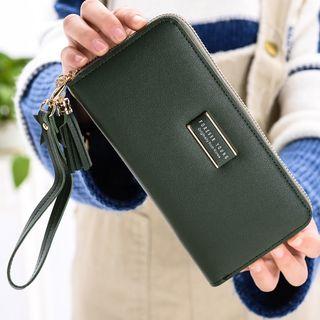 Tasseled Long Zip Wallet