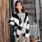 Open-front Draped Cardigan