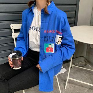 Printed Lettering Shirt