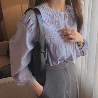 Pintuck Blouse / Wide Leg Pants