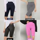 High-waist Knee-length Leggings