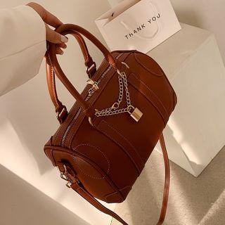 Lock Charm Crossbody Bag
