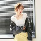 Strappy Square-neck Slim-fit Top