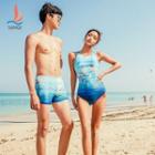 Couple Matching Printed Swimsuit / Shorts
